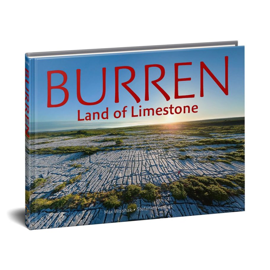 3D-mockup of the book 'Burren: Land of Limestone'